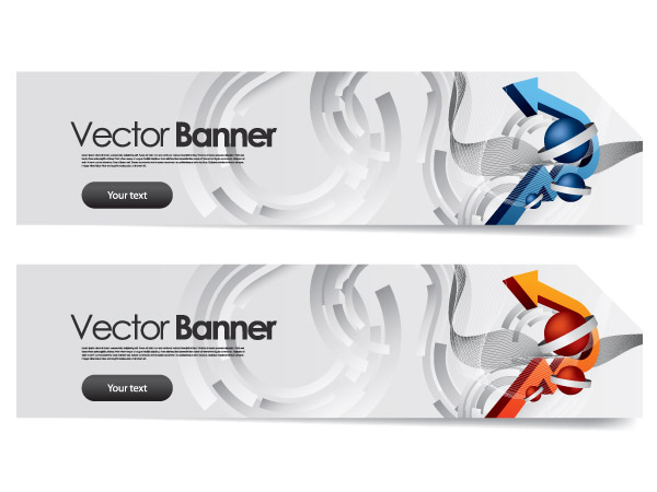 free vector Sense of science and technology background vector 2 banner